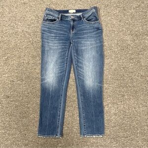 Hatch Maternity Jeans Blue Wash Size 26 Stretch Denim Comfy Pregnancy Belly Band